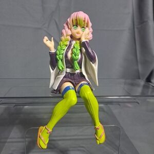 Demon Slayer Mitsuri Kanroji Shelf Sitter Figure Seated Anime Collectible 7"